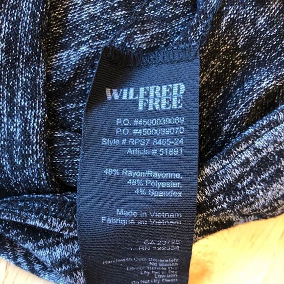 ARITZIA Wilfred Free H. Grey & Blk Bodycon SilvaTube Dress EUC - Picture 9 of 9